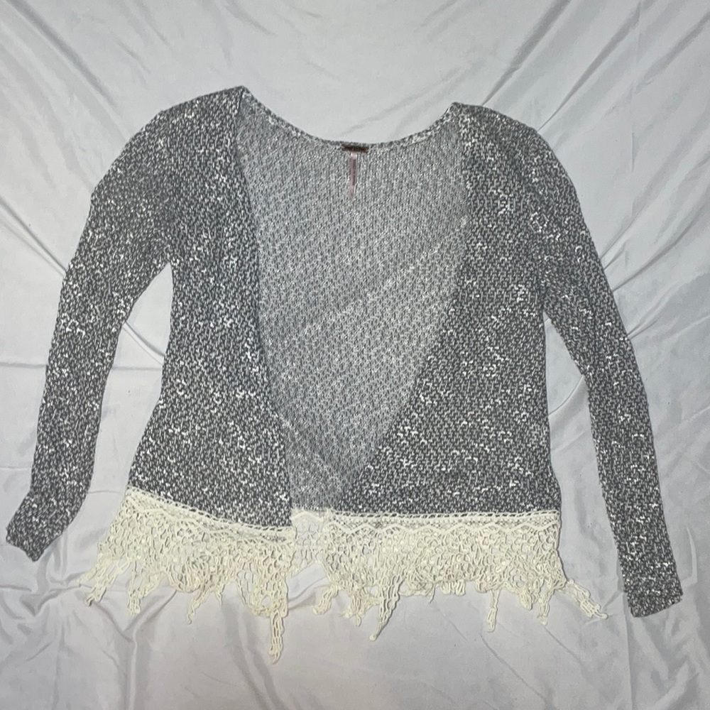 Cardigan. Poof Girl. Kid's Large.
